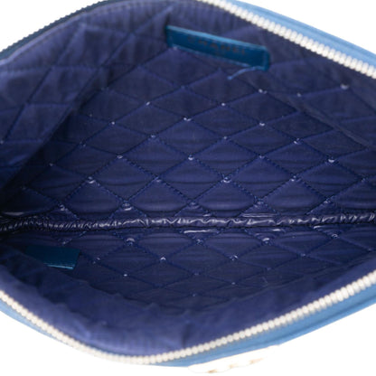 Chanel Medium Quilted Caviar Boy O Case Clutch