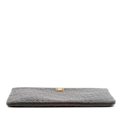Chanel Medium Quilted Caviar O Case Clutch