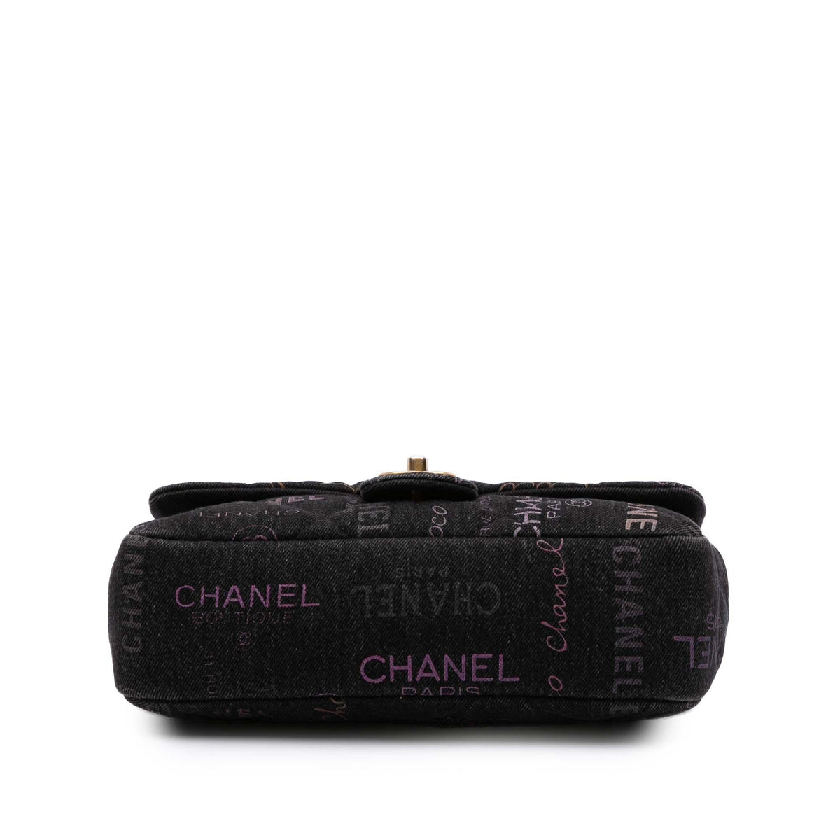 Chanel Medium Quilted Denim Mood Flap
