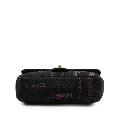 Chanel Medium Quilted Denim Mood Flap