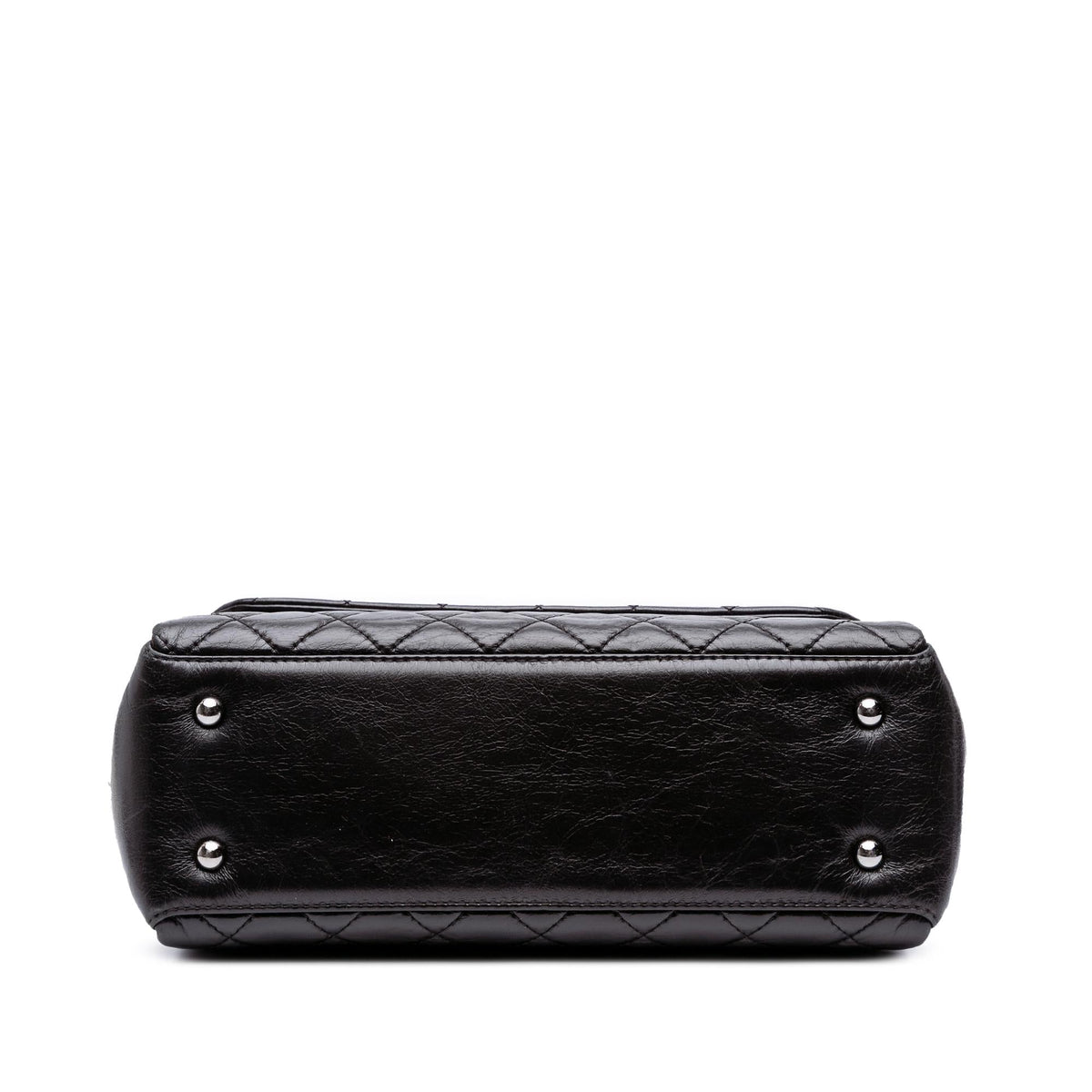 Chanel Medium Quilted Glazed Calfskin Lady Pearly Flap