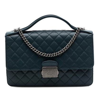 Chanel Medium Quilted Goatskin CC University Flap