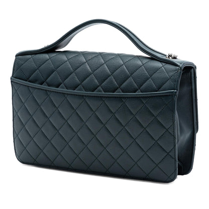 Chanel Medium Quilted Goatskin CC University Flap