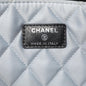 Chanel Medium Quilted Iridescent Calfskin Flower CC O Case Clutch
