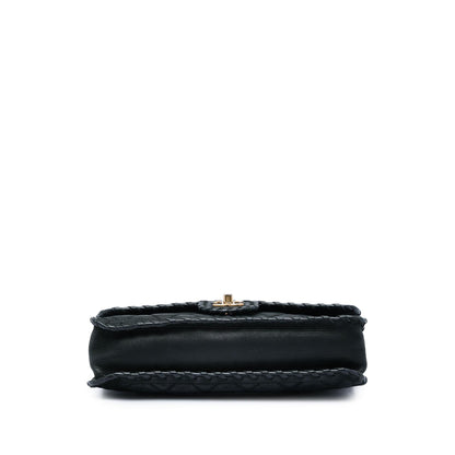 Chanel Medium Quilted Iridescent Calfskin Happy Stitch Flap