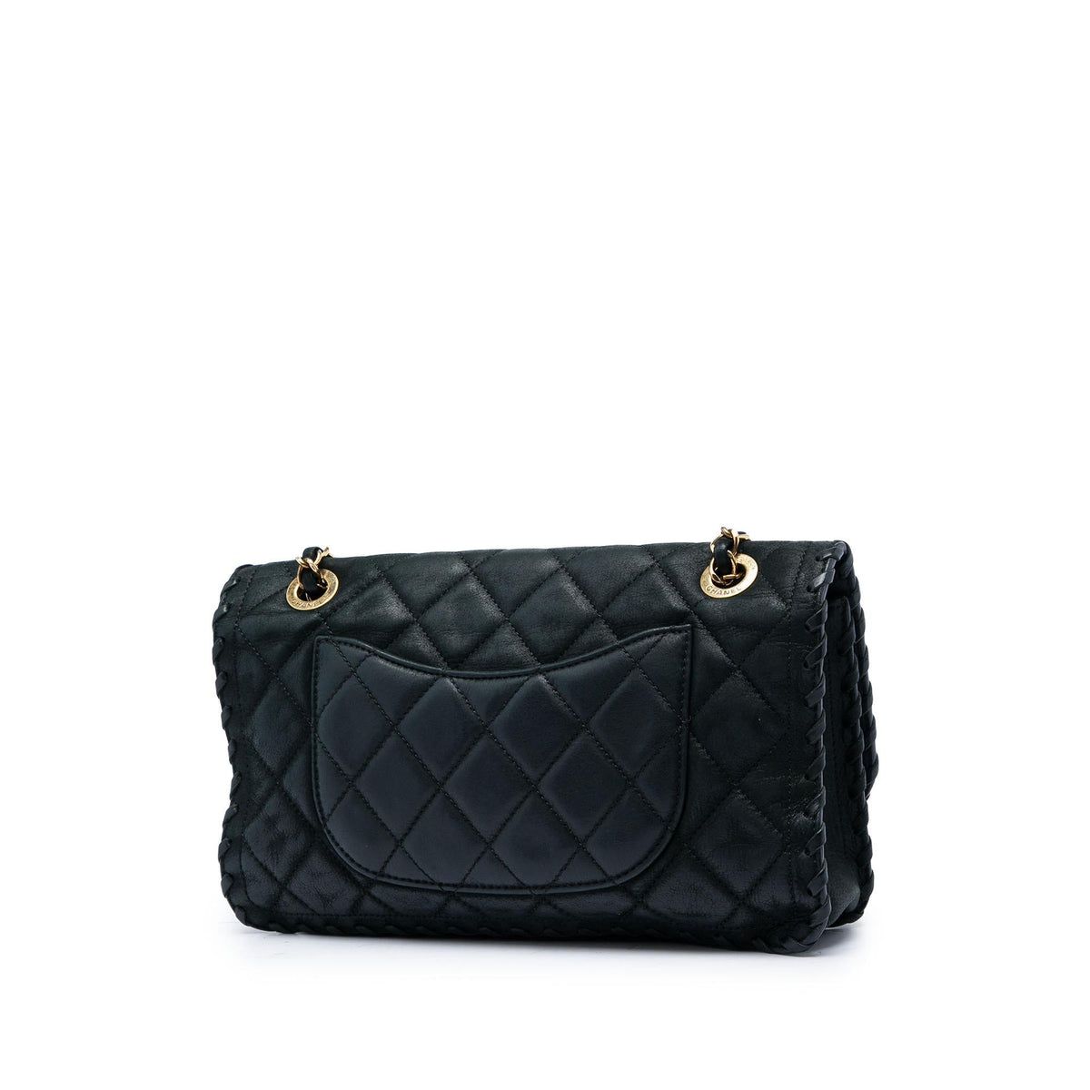 Chanel Medium Quilted Iridescent Calfskin Happy Stitch Flap