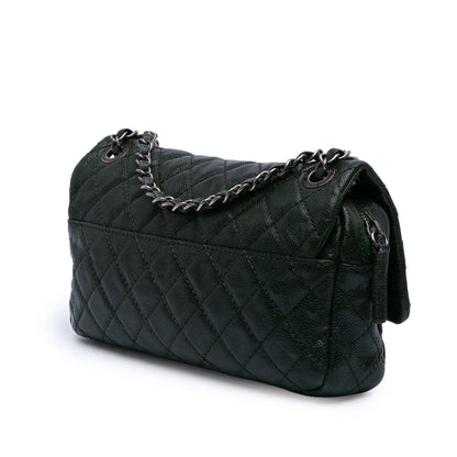 Chanel Medium Quilted Iridescent Caviar Easy Flap