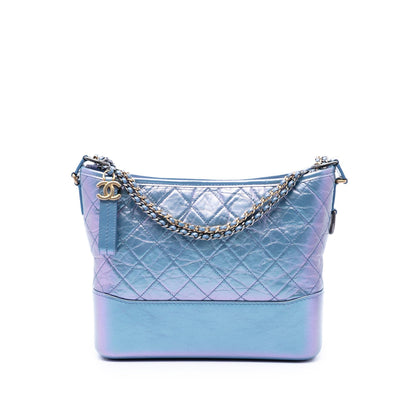 Chanel Medium Quilted Iridescent Lambskin and Calfskin Gabrielle Hobo