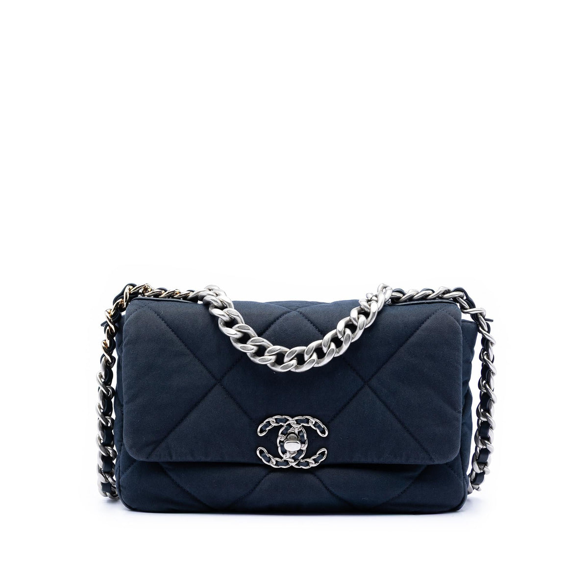 Chanel Medium Quilted Jersey 19 Flap