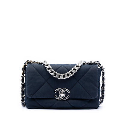 Chanel Medium Quilted Jersey 19 Flap