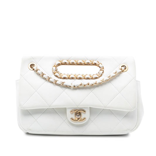 Chanel Medium Quilted Lambskin A Real Catch Flap