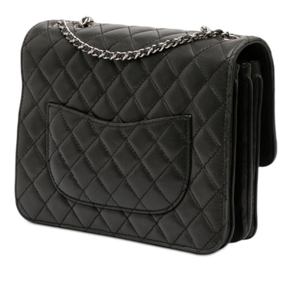 Chanel Medium Quilted Lambskin Clams Pocket Flap