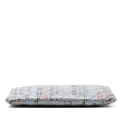 Chanel Medium Quilted Lambskin Data Center O Case Clutch