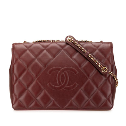 Chanel Medium Quilted Lambskin Diamond CC Flap