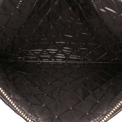Chanel Medium Quilted Lambskin Double Stitch Tassel O Case Clutch
