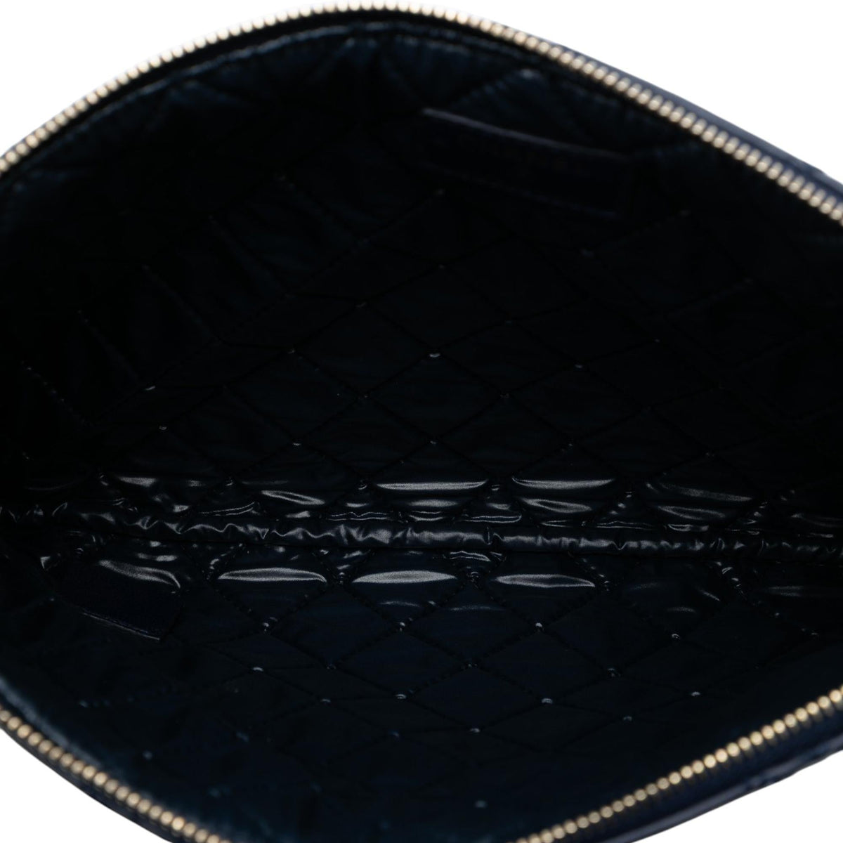 Chanel Medium Quilted Lambskin Double Stitch Tassel O Case Clutch
