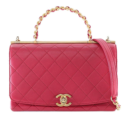 Chanel Medium Quilted Lambskin La Parisienne Flap