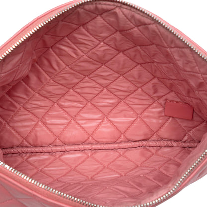 Chanel Medium Quilted Lambskin O Case Clutch