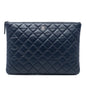 Chanel Medium Quilted Lambskin O Case Clutch