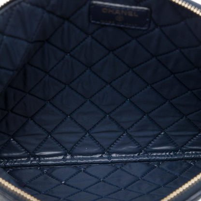 Chanel Medium Quilted Lambskin O Case Clutch