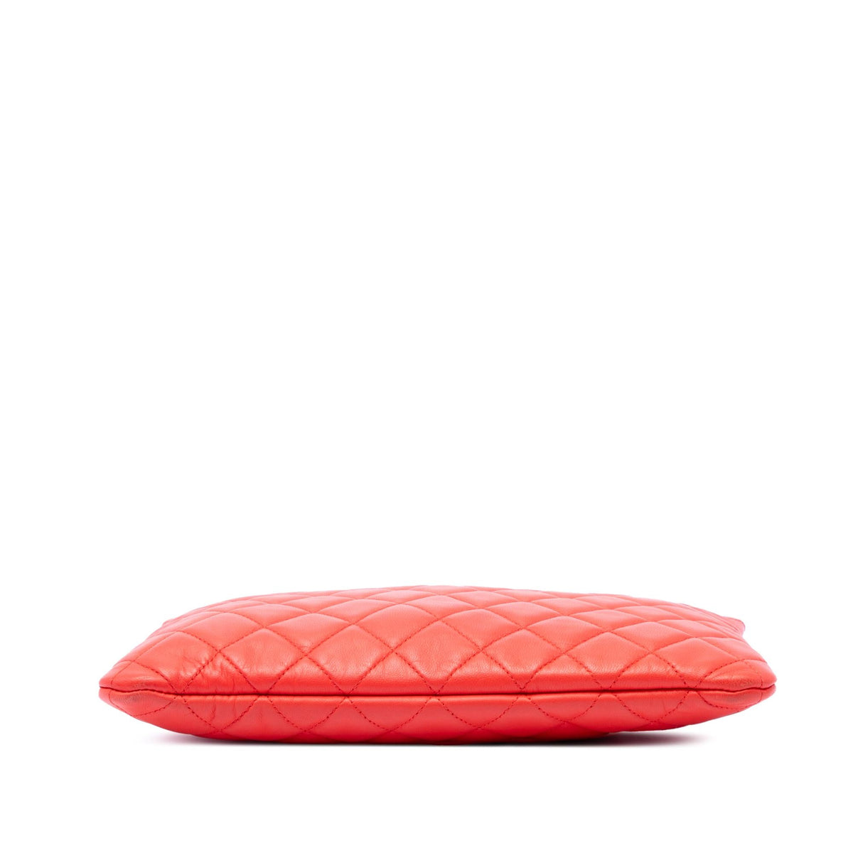 Chanel Medium Quilted Lambskin O Case Clutch