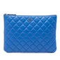Chanel Medium Quilted Lambskin O Case Clutch