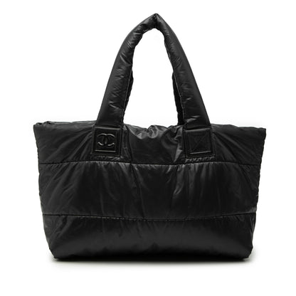 Chanel Medium Quilted Nylon Coco Cocoon Tote