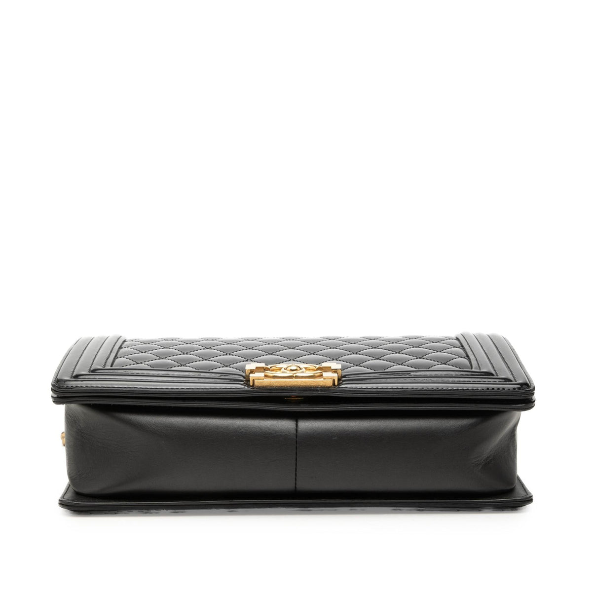 Chanel Medium Quilted Patent Boy Flap