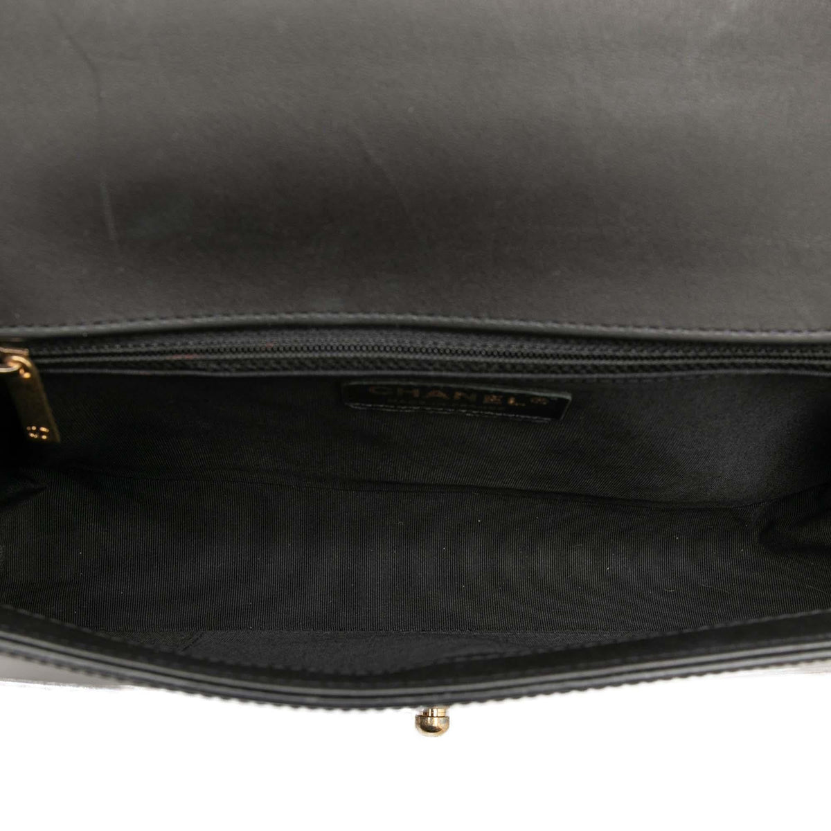 Chanel Medium Quilted Patent Boy Flap