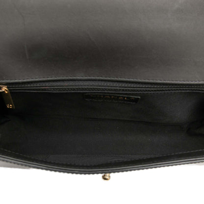 Chanel Medium Quilted Patent Boy Flap
