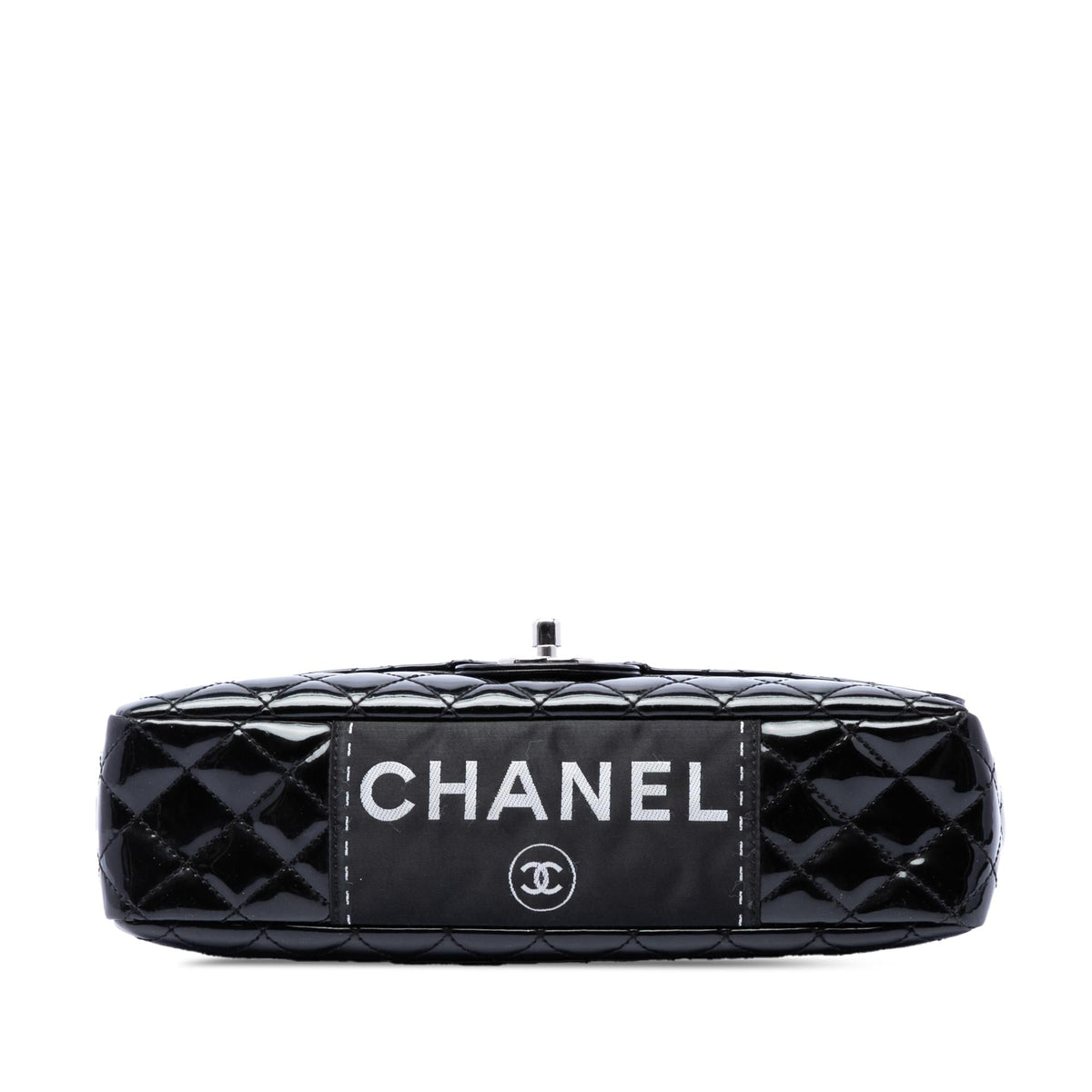 Chanel Medium Quilted Patent Secret Label Flap
