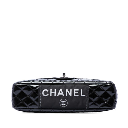 Chanel Medium Quilted Patent Secret Label Flap