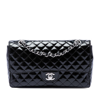 Chanel Medium Quilted Patent Secret Label Flap