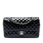 Chanel Medium Quilted Patent Secret Label Flap