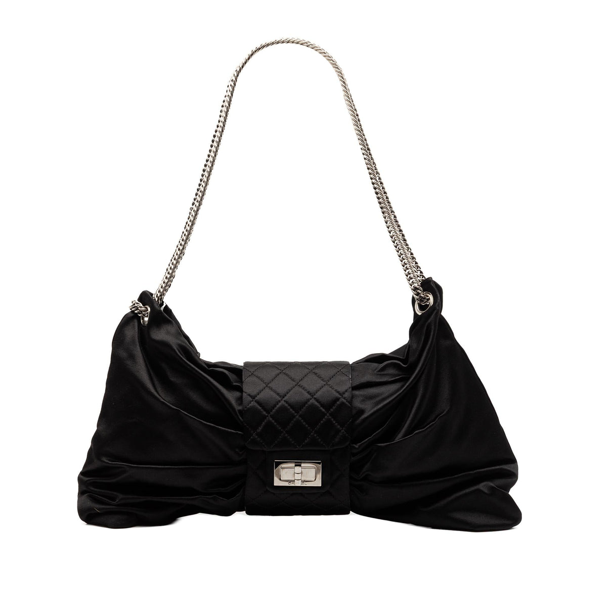 Chanel Medium Satin Bow Mademoiselle Shoulder Bag