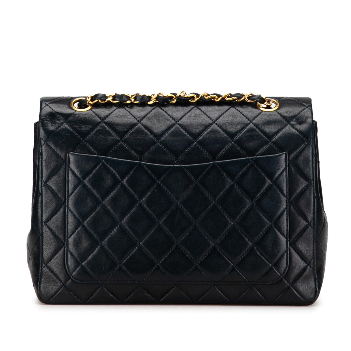 Chanel Medium Tall Classic Lambskin Double Flap (SHG-GtveFH)
