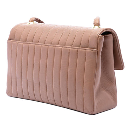 Chanel Medium Vertical Quilted Lambskin Single Flap