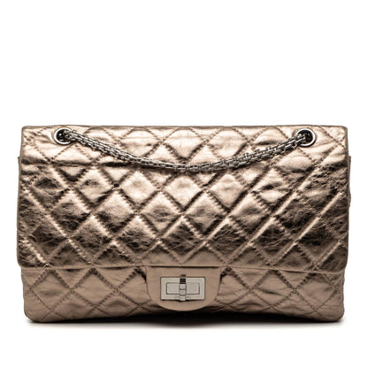 Chanel Metallic Aged Calfskin Reissue 2.55 Double Flap 227