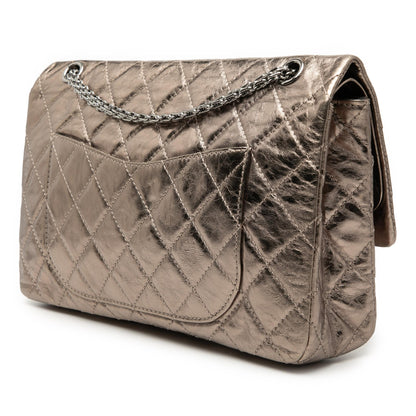 Chanel Metallic Aged Calfskin Reissue 2.55 Double Flap 227