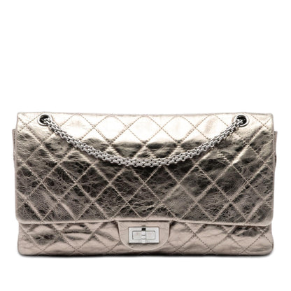 Chanel Metallic Aged Calfskin Reissue 2.55 Double Flap 227