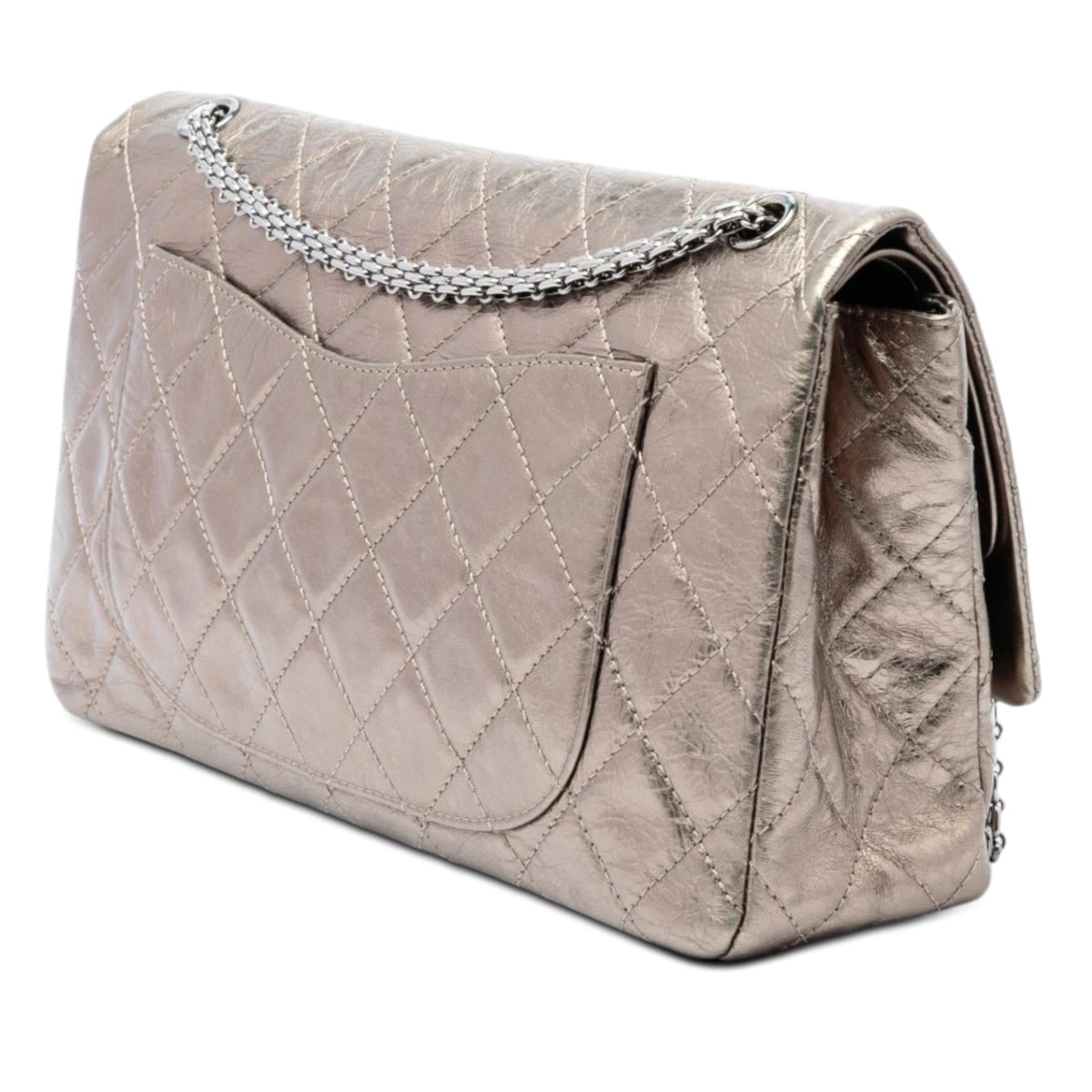 Chanel Metallic Aged Calfskin Reissue 2.55 Double Flap 227