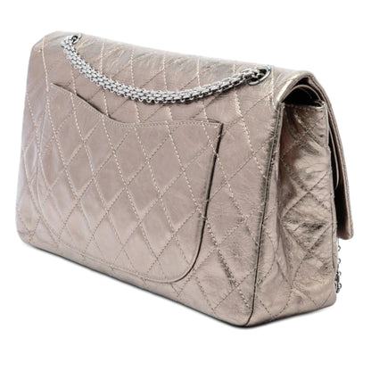 Chanel Metallic Aged Calfskin Reissue 2.55 Double Flap 227