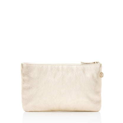 Chanel Metallic Calfskin Chanel 22 Pochette