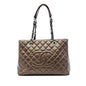 Chanel Metallic Caviar Grand Shopping Tote