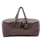 Chanel Metallic Deerskin CC Luxe Ligne Bowler Bag