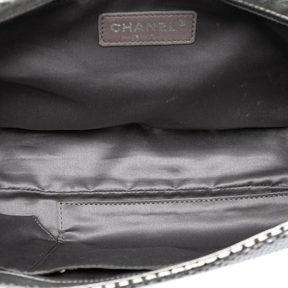 Chanel Metallic Glazed Calfskin Perforated Rodeo Drive Flap