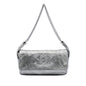 Chanel Metallic Glazed Calfskin Perforated Rodeo Drive Flap