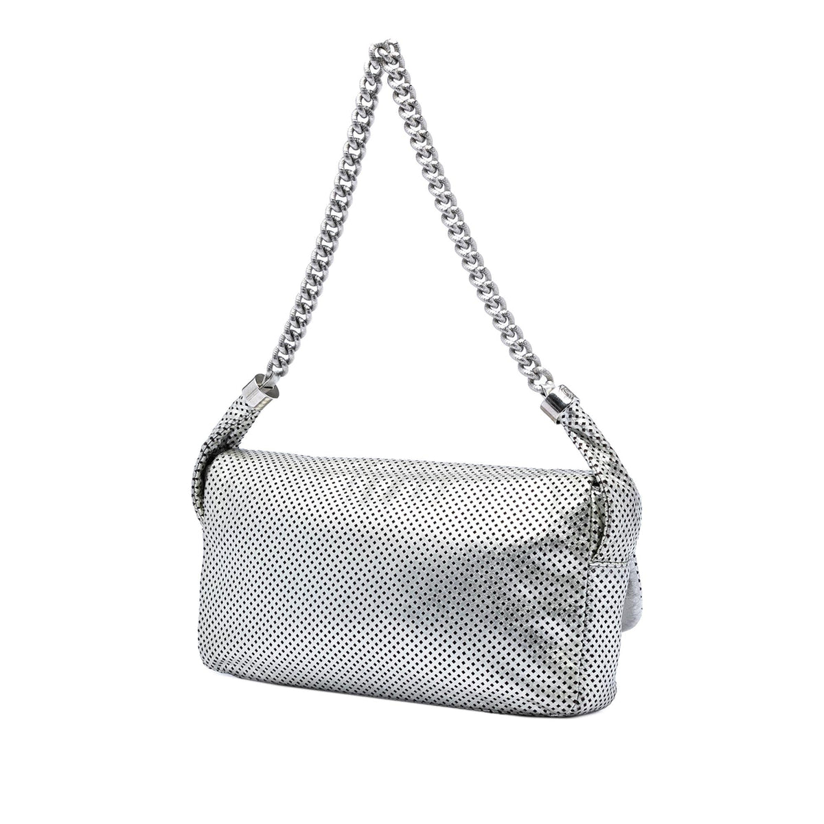 Chanel Metallic Glazed Calfskin Perforated Rodeo Drive Flap