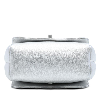 Chanel Metallic Grained Calfskin Pilot Essentials Double Sided Flap