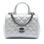Chanel Metallic Grained Calfskin Pilot Essentials Double Sided Flap